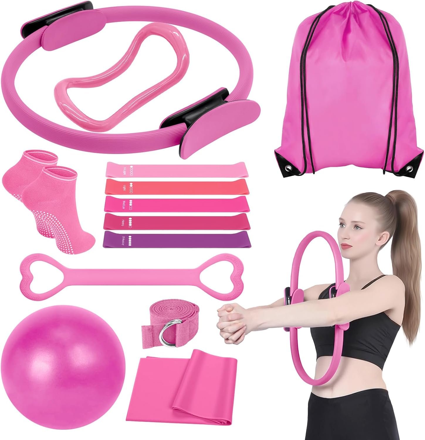 Kit Pilates DVDGSC 13 Pièces - Studio Complet à Domicile