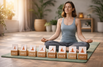 Pratique de yoga et calendrier hebdomadaire