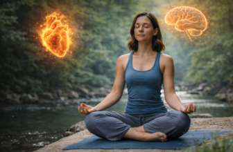 Yoga et méditation dans la forêt