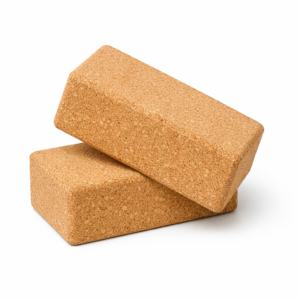 ALPIDEX lot de 2 briques yoga liège naturel du Portugal