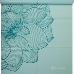 Gaiam Tapis Yoga Pliable 2mm – Ultra-Compact pour Voyage et Déplacement