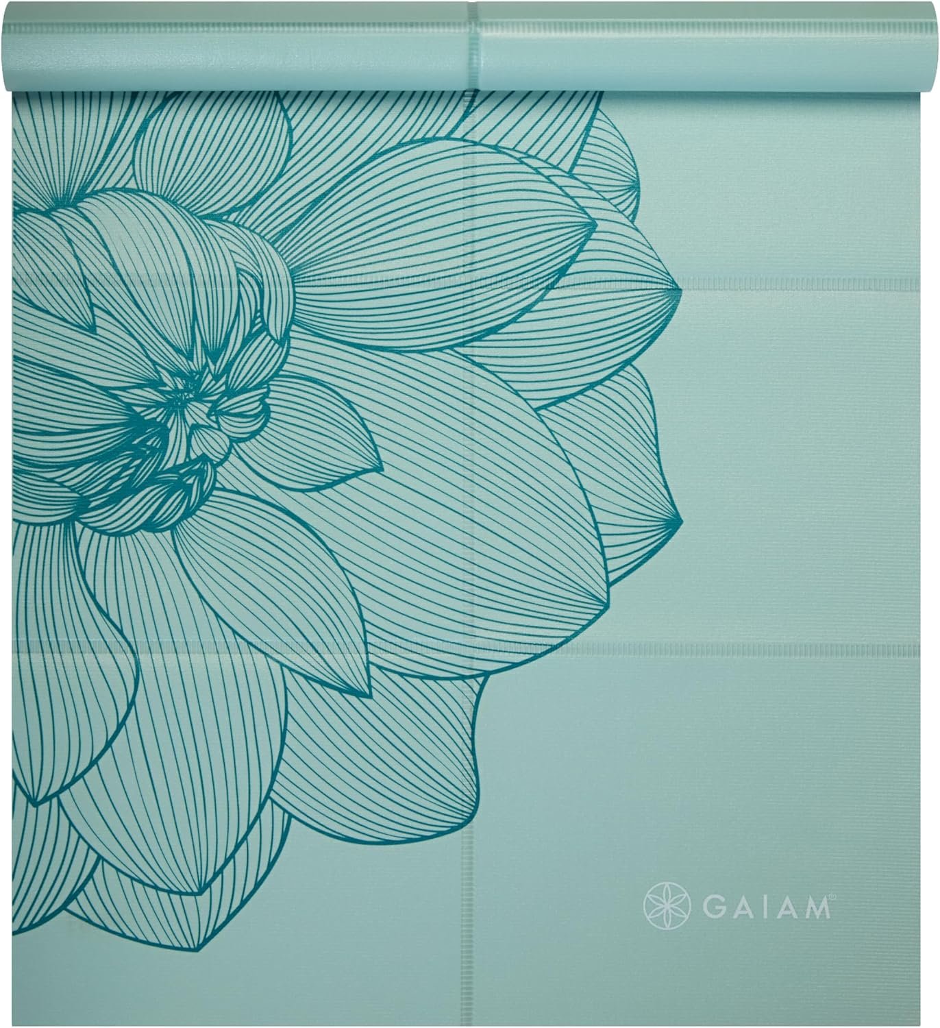 Gaiam Tapis Yoga Pliable 2mm - Ultra-Compact pour Voyage et Déplacement