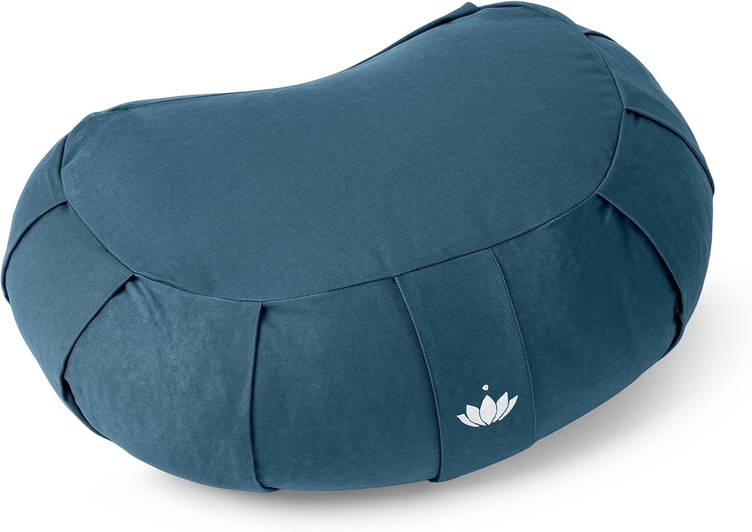 Lotuscrafts Coussin Méditation Demi-Lune Siddha - Coton Bio Certifié GOTS