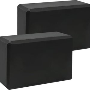 Bloc de Yoga Mousse EVA Haute Densité YOGABLOCK – Extra Large 23x15x10cm Lot de 2
