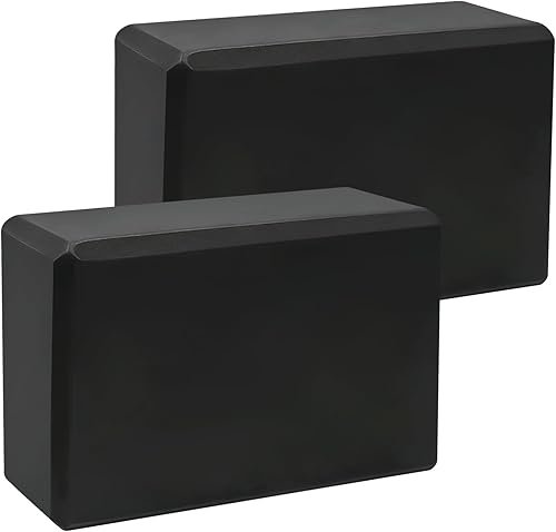 Bloc de Yoga Mousse EVA Haute Densité YOGABLOCK – Extra Large 23x15x10cm Lot de 2