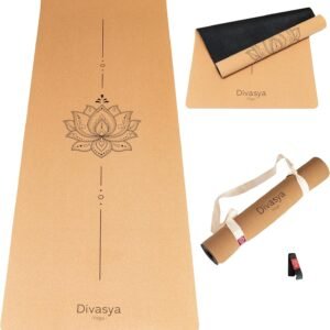 Tapis de Yoga Liège & Caoutchouc Naturel IUGA – Double Face Antidérapant Éco-Responsable