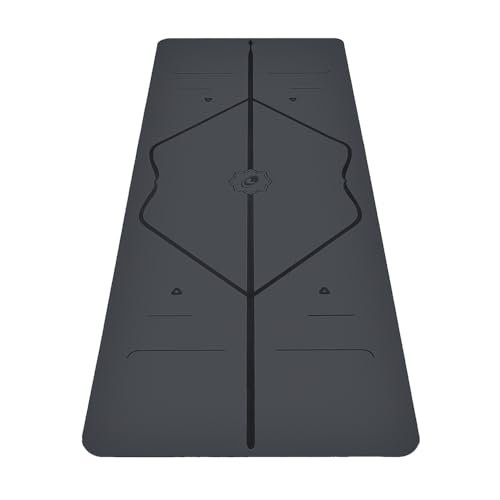 Tapis de Yoga LIFORME Original 4,2mm – Caoutchouc Naturel Alignement Lignes Directrices