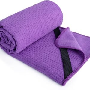 Serviette Yoga Microfibre TOPLUS – Absorbante Séchage Rapide 183x61cm Antidérapante