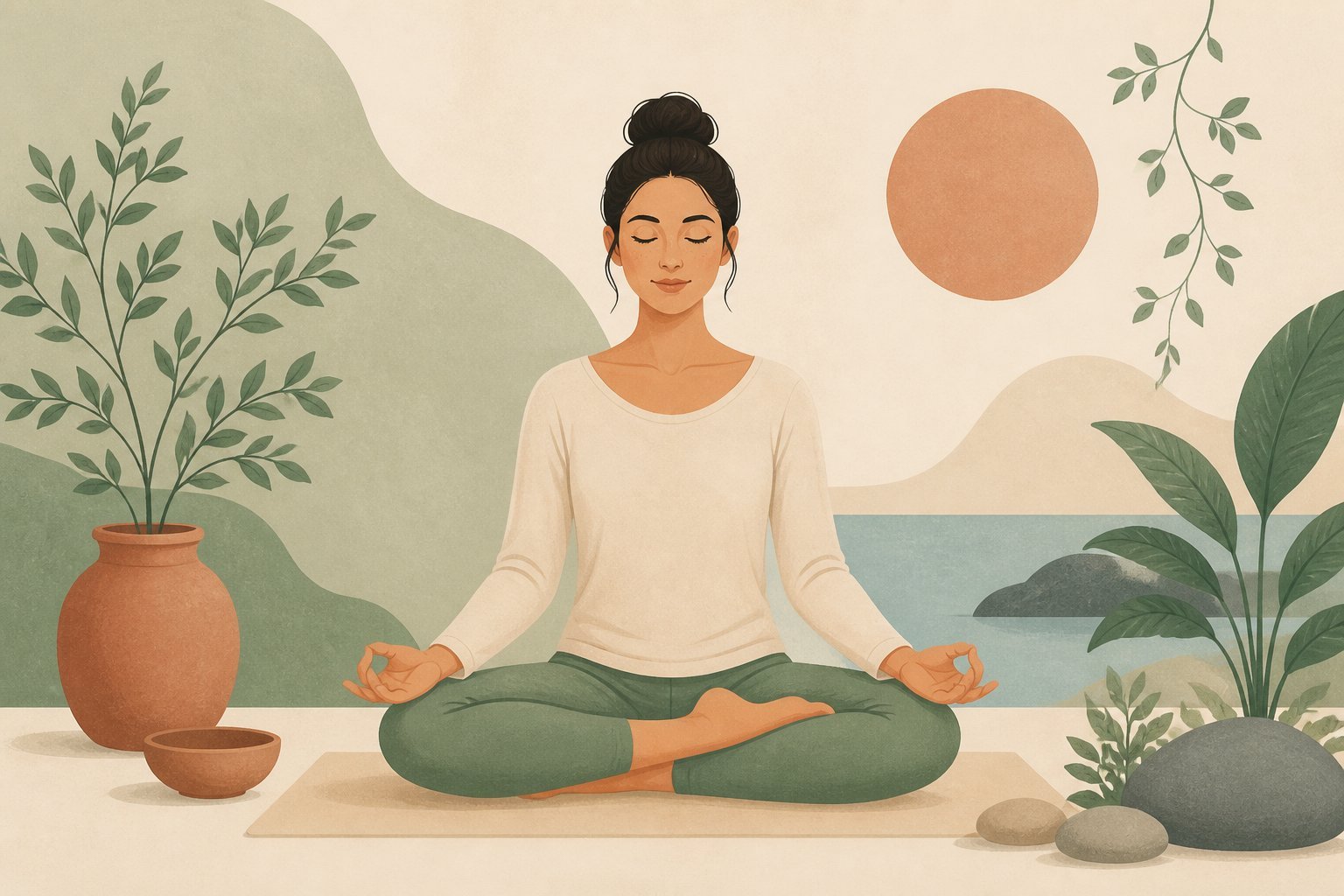 Demi-lotus, alternative accessible à la posture du lotus
