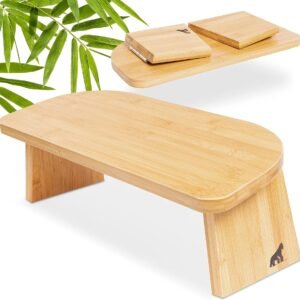 Banc de méditation MY FAT GORILLA pliable en bambou, tabouret seiza ergonomique