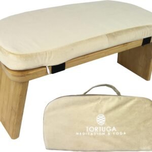 Banc de méditation Tortuga 100 pour cent bambou bio, tabouret seiza