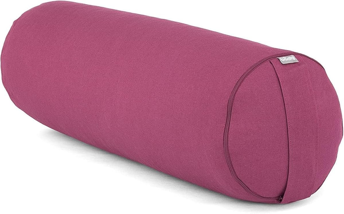 Bodhi Bolster de Yoga BASIC, coton robuste 65x23 cm, housse lavable