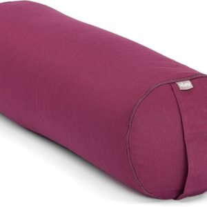 Bodhi Bolster de Yoga ECO - 100% Coton Bio, Rembourrage Épeautre 65x22cm