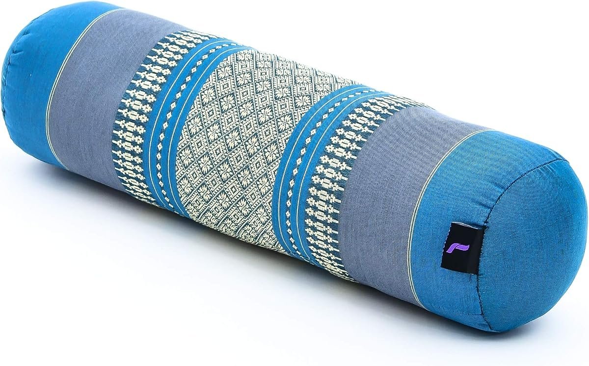 Leewadee Bolster de Yoga, rouleau compact en kapok pour yin et méditation