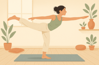Femme dans un flow de yoga dynamique