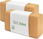 BACKLAxx Lot de 2 Briques Yoga Liège 100% Naturel – Antibactérien et Éco-Responsable